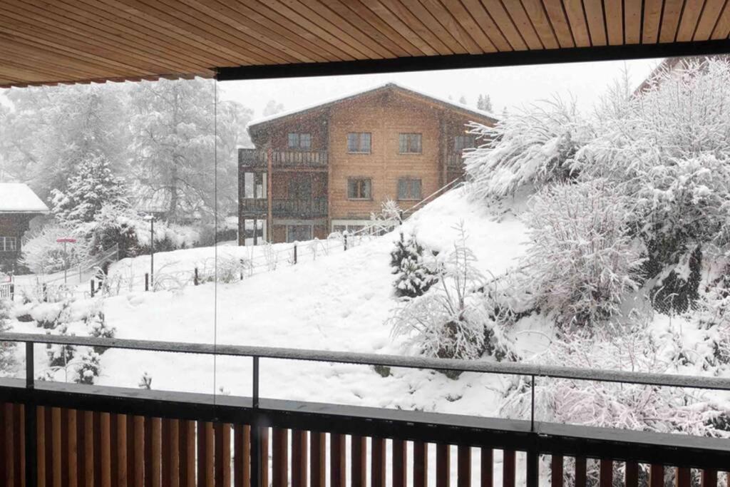 Beautiful Sunny New 1 Bed Apt Flims Esterno foto