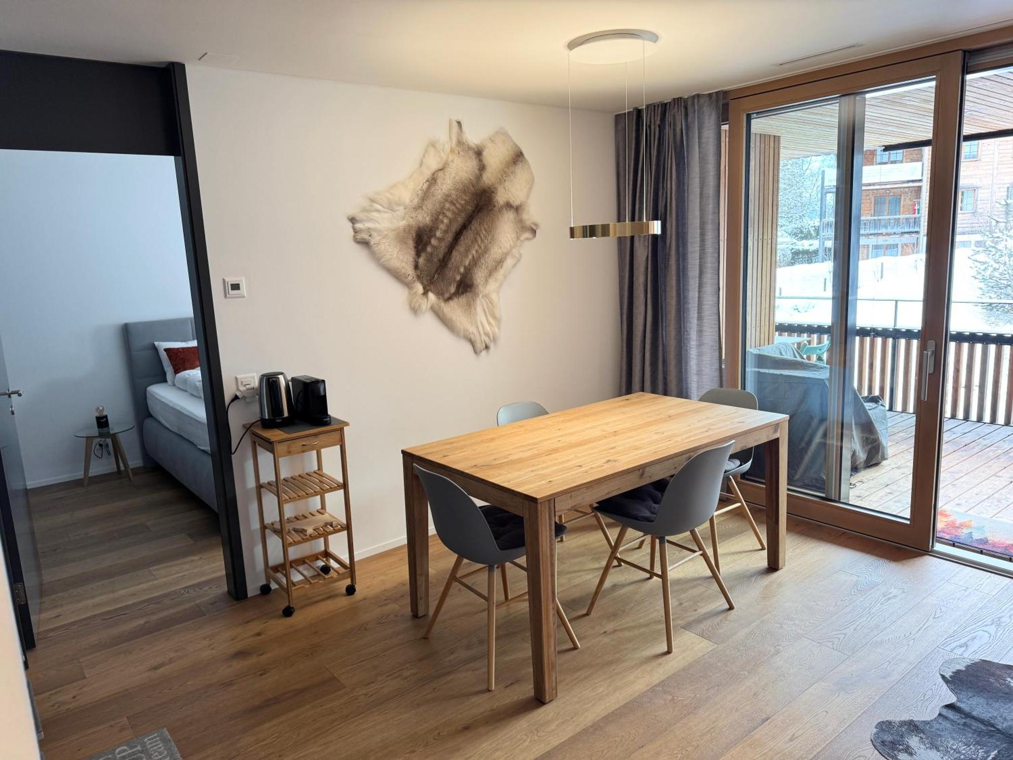 Beautiful Sunny New 1 Bed Apt Flims Esterno foto